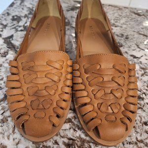 Nisolo Haurache Saddle Brown  Sandal size 6.5
